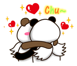 Panda Cupid sticker #13872612