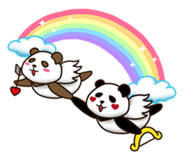 Panda Cupid sticker #13872613