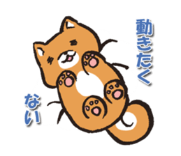 Japanese dog Shiba Inu ver.winter sticker #13872847