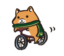 Japanese dog Shiba Inu ver.winter sticker #13872850