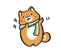 Japanese dog Shiba Inu ver.winter sticker #13872853