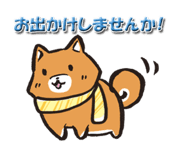 Japanese dog Shiba Inu ver.winter sticker #13872854