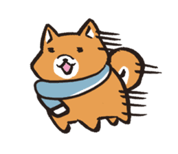 Japanese dog Shiba Inu ver.winter sticker #13872856