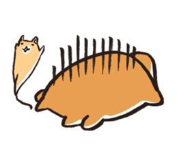 Japanese dog Shiba Inu ver.winter sticker #13872859