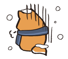 Japanese dog Shiba Inu ver.winter sticker #13872861