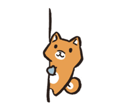 Japanese dog Shiba Inu ver.winter sticker #13872862