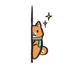 Japanese dog Shiba Inu ver.winter sticker #13872863