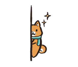 Japanese dog Shiba Inu ver.winter sticker #13872863