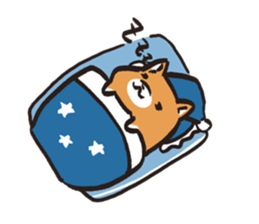 Japanese dog Shiba Inu ver.winter sticker #13872869