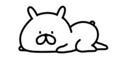 Chococo's Yuru Usagi UGOKU2(Relax Rabbit sticker #13873441