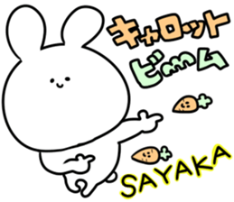 A name Sayaka sticker #13873515