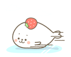 Baby of the seal sticker #13873590