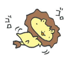 my lion sticker #13873796