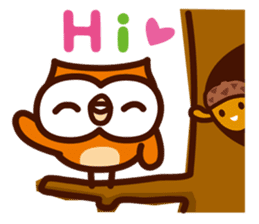 Happy OWL Hoo_4.Message_English_ver sticker #13874999