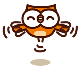Happy OWL Hoo_4.Message_English_ver sticker #13875018