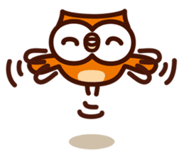 Happy OWL Hoo_4.Message_English_ver sticker #13875018
