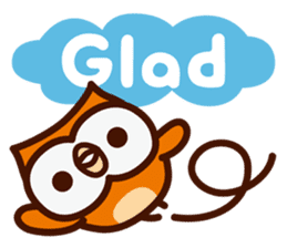 Happy OWL Hoo_4.Message_English_ver sticker #13875021