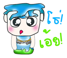 Hello! My name is Takamura. ^__^ sticker #13875404