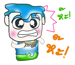 Hello! My name is Takamura. ^__^ sticker #13875405