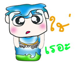 Hello! My name is Takamura. ^__^ sticker #13875407