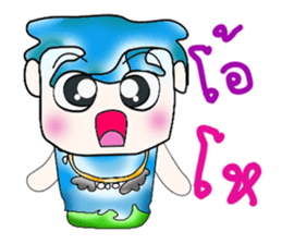 Hello! My name is Takamura. ^__^ sticker #13875409