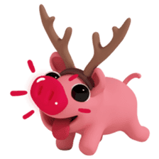 Cute Rosa Christmas sticker #13875528