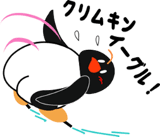 Penguin skater sticker #13875838