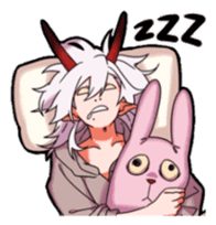 A child of the demon sticker #13876047