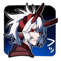 A child of the demon sticker #13876049