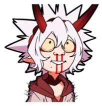 A child of the demon sticker #13876058