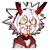 A child of the demon sticker #13876058