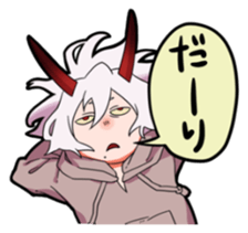 A child of the demon sticker #13876063