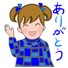 Cat and girl part 13 sticker #13876112