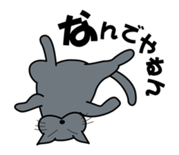 The cat which answers properly sticker #13876190