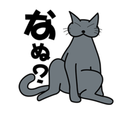 The cat which answers properly sticker #13876203