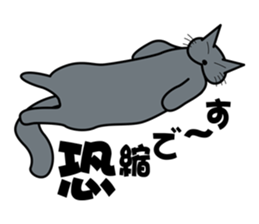 The cat which answers properly sticker #13876225