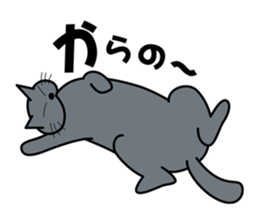 The cat which answers properly sticker #13876229