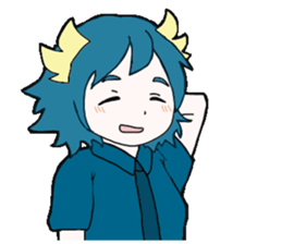 The unmanageablehair girls sticker #13876231