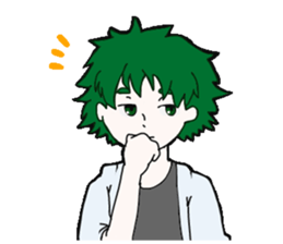 The unmanageablehair girls sticker #13876232