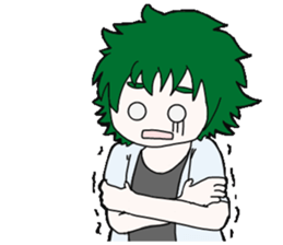 The unmanageablehair girls sticker #13876240