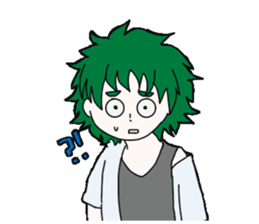 The unmanageablehair girls sticker #13876248