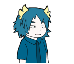 The unmanageablehair girls sticker #13876251