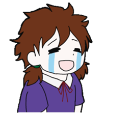 The unmanageablehair girls sticker #13876253