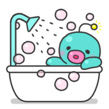 Alien worm Fatty sticker #13877864