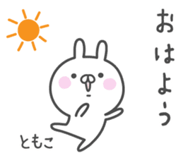 TOMOKO's basic pack,cute rabbit sticker #13878442