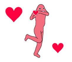 The pink man sticker #13879014