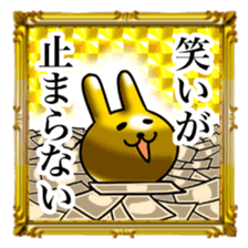 Golden Rabbit5 for rich man sticker #13879454