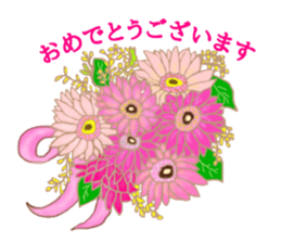 Flower motif Sticker sticker #13879918