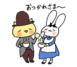 animals in fairy tales sticker #13880931