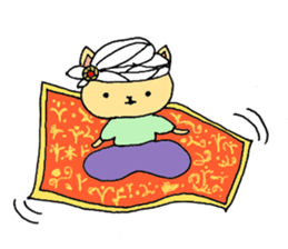 animals in fairy tales sticker #13880933